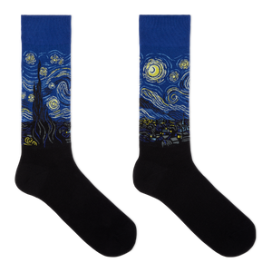 HOTSOX Men's Van Gogh's Starry Night Socks