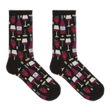 HOTSOX Women's Wine Crew Socks