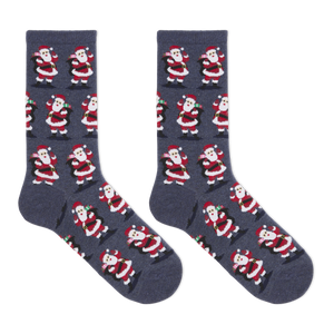 HOTSOX Women's Santa With Presents Crew Socks