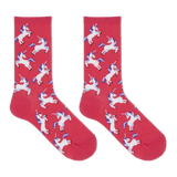 HOTSOX Women's Unicorn Crew Socks