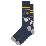 HOTSOX Men's Cat-Feine Crew Sock