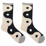 HOTSOX Women's Yin Yang Crew Sock