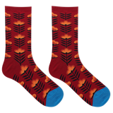 HOTSOX Women's Retro Floral Crew Sock