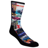 Jeep® Men's Vintage Ads Crew Socks - Lightweight, Cushioned Comfort
