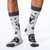 K.Bell Men's No Pain No Gain Crew Socks thumbnail
