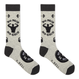 K.Bell Men's No Pain No Gain Crew Socks thumbnail