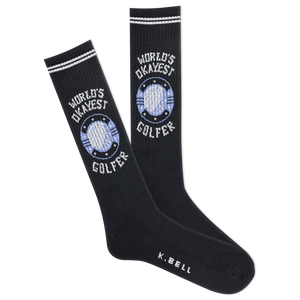 K.Bell Men's World's Okayest Golfer Active Sock