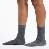 K.Bell Women's Wool Blend Ribbed Crew Sock thumbnail