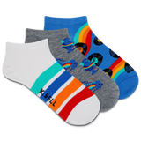 K.Bell Women's Roller Skate Low Cut Sock 3 Pack